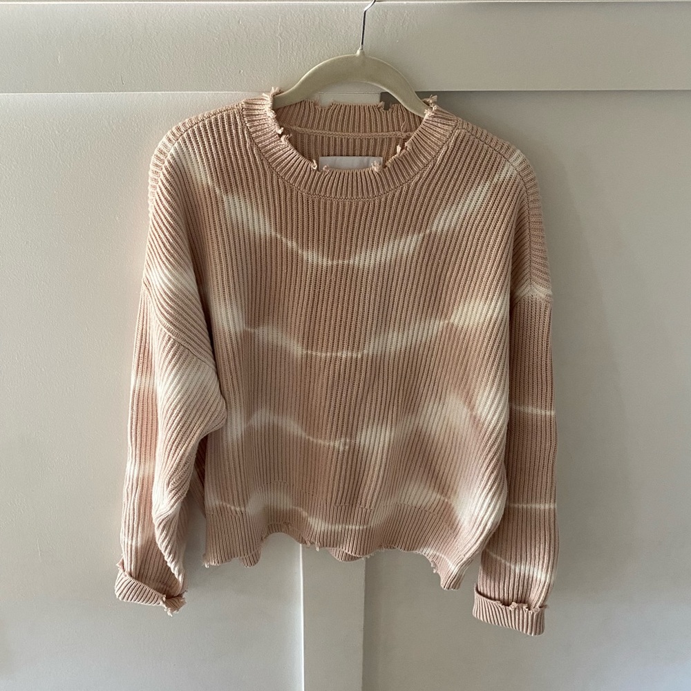 Pistola Distressed Tie Dye Sweater Small